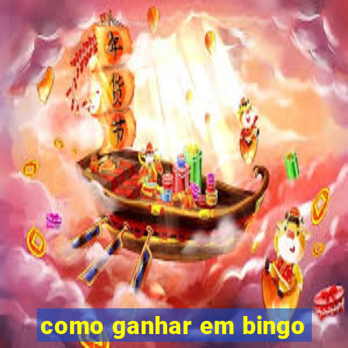 como ganhar em bingo